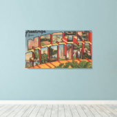 ノースカロライナ大文字のシーン キャンバスプリント (インサイチュ (ウッドフロア))