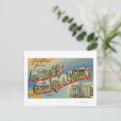 ノースカロライナ大文字模様2 ポストカード (スタンド正面)