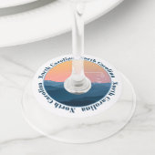 ノースカロライナ山脈 ワイングラスタグ (クローズアップ)