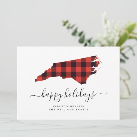 ノースカロライナ州からのハッピーホリデーズウォームウィッシュ (スタンド正面)