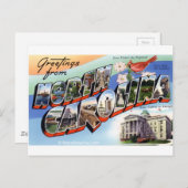 ノースカロライナ州からの挨拶 ポストカード (正面/裏面)