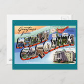 ノースカロライナ州からの挨拶 ポストカード (正面/裏面)