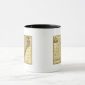 ノースカロライナ州とサウスカロライナ州 – パノラマ マグカップ (中央)