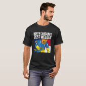 ノースカロライナ州のウエル最高のダー製鉄工社 Tシャツ (正面フル)