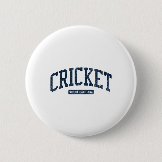 ノースカロライナ州のクリケット Nc大学スタイル 缶バッジ (正面)