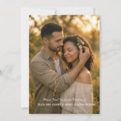ノースカロライナ州のハナミズキの写真の結婚式招待状 セーブザデート (裏面)