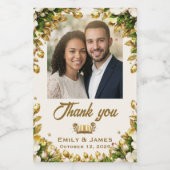 ノースカロライナ州のハナミズキの結婚式のボトルラベル ワインラベル (シングルラベル)