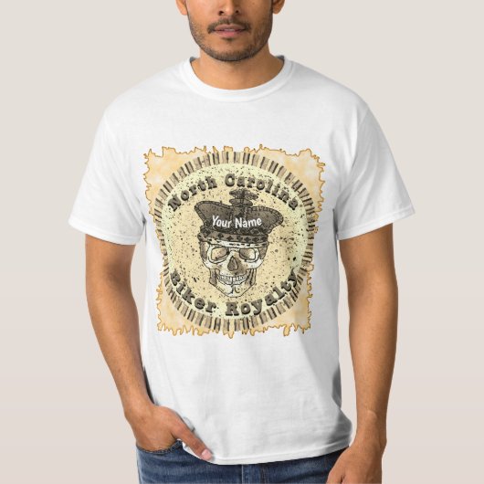 ノースカロライナ州のバイカー Tシャツ (正面)