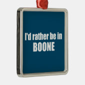 ノースカロライナ州のボーンに行きたい メタルオーナメント (右)