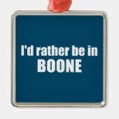 ノースカロライナ州のボーンに行きたい メタルオーナメント (正面)