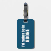 ノースカロライナ州のボーンに行きたい ラゲッジタグ (裏面縦)