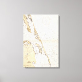 ノースカロライナ州の外側の航海の銀行 キャンバスプリント