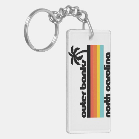 ノースカロライナ州の外側バンクス キーホルダー (正面左)