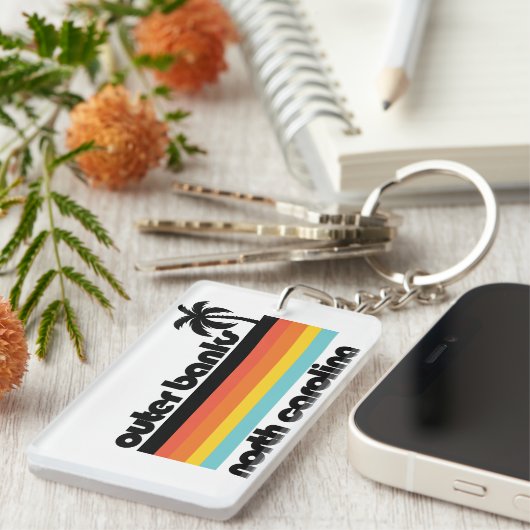 ノースカロライナ州の外側バンクス キーホルダー (正面右)