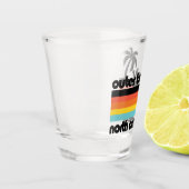 ノースカロライナ州の外側バンクス ショットグラス (左)