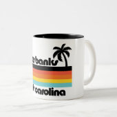 ノースカロライナ州の外側バンクス ツートーンマグカップ (正面右)