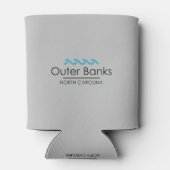 ノースカロライナ州の外側バンクス 缶クーラー (裏面)