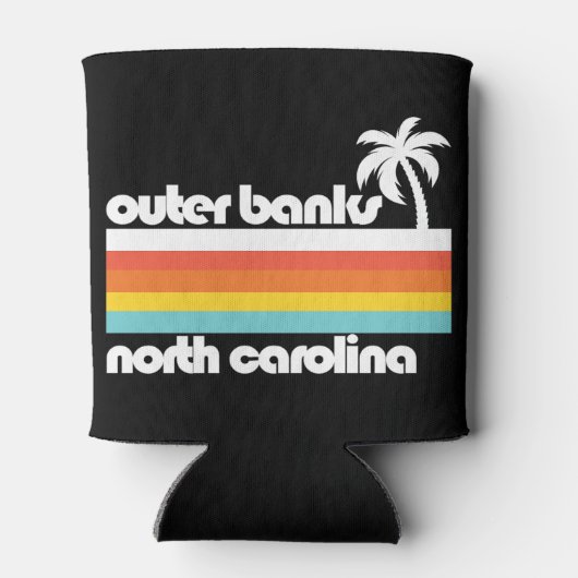 ノースカロライナ州の外側バンクス 缶クーラー (裏面)