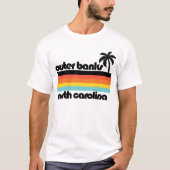 ノースカロライナ州の外側バンクス Tシャツ (正面)