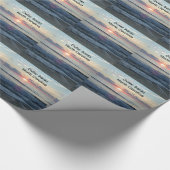 ノースカロライナ州の外岸上空の日の出 ラッピングペーパー (角)