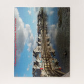 ノースカロライナ州の外銀。クリスマスの挨拶 ジグソーパズル (縦)