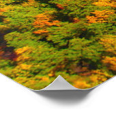 ノースカロライナ州の山岳風景 ポスター (角)