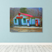 ノースカロライナ州の幸運 キャンバスプリント (インサイチュ (ウッドフロア))