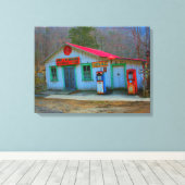 ノースカロライナ州の幸運 キャンバスプリント (インサイチュ (ウッドフロア))