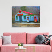 ノースカロライナ州の幸運 キャンバスプリント (インサイチュ (リビング))