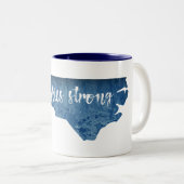 ノースカロライナ州の強い木目の煙 ツートーンマグカップ (正面右)