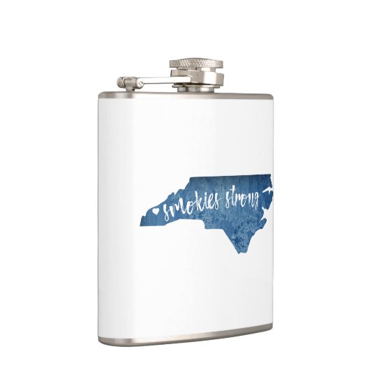 ノースカロライナ州の強い木目の煙 フラスク (右)