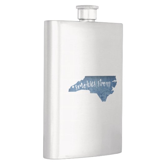 ノースカロライナ州の強い木目の煙 フラスク (右)