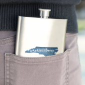 ノースカロライナ州の強い木目の煙 フラスク (インサイチュ)