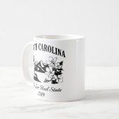 ノースカロライナ州の旅 ヴィンテージ コーヒーマグカップ (正面左)