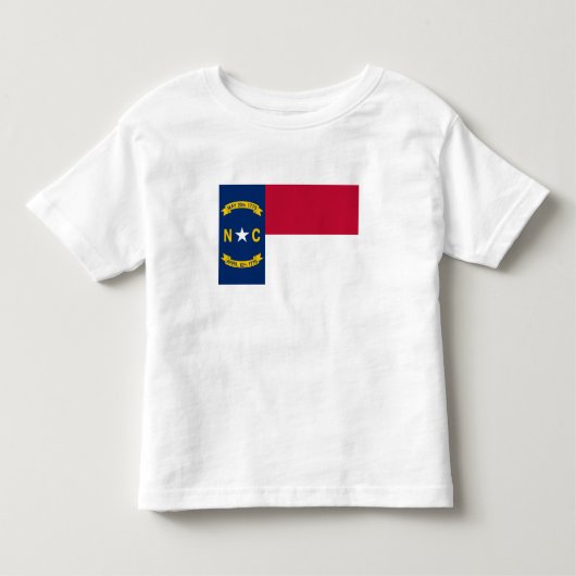 ノースカロライナ州の旗 トドラーTシャツ (正面)