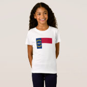 ノースカロライナ州の旗 Tシャツ (正面フル)