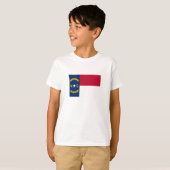 ノースカロライナ州の旗 Tシャツ (正面フル)