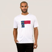 ノースカロライナ州の旗 Tシャツ (正面フル)