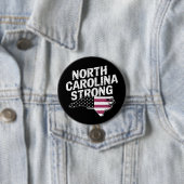 ノースカロライナ州はNC州と米国旗と共に強い 缶バッジ (インサイチュ)