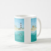 ノースカロライナ州アウターバンク コーヒーマグカップ (正面右)