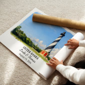 ノースカロライナ州アウター・バンクス ポスター, 水彩画 ポスター