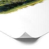 ノースカロライナ州アウター・バンクス ポスター, 水彩画 ポスター (角)