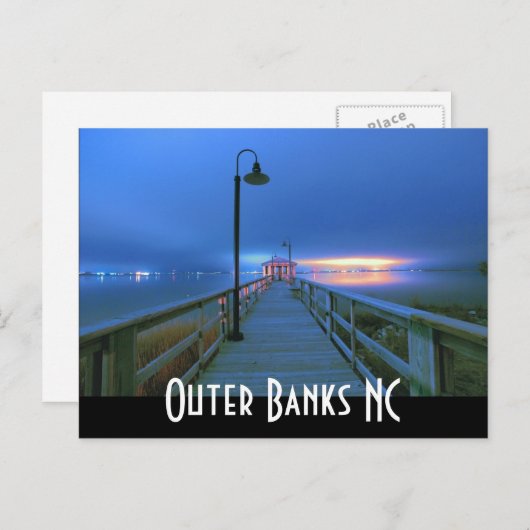 ノースカロライナ州アウター・バンクス ポストカード (正面/裏面)