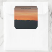 ノースカロライナ州アッシュビルのステッカー スクエアシール (バッグ)