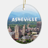 ノースカロライナ州アッシュビル・クリスマス セラミックオーナメント (左)
