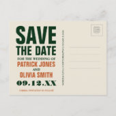 ノースカロライナ州アッシュビル | セーブザデート 案内ポストカード (裏面)