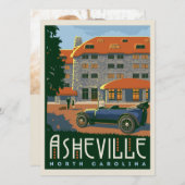 ノースカロライナ州アッシュビル | 日付の保存 – 写真 セーブザデート (正面/裏面)