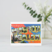 ノースカロライナ州ウィンストン・セーラムからの挨拶 ポストカード (スタンド正面)