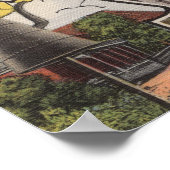 ノースカロライナ州ウィンストン・セーラム ポスター (角)