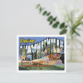 ノースカロライナ州ウェインズビルからの挨拶 ポストカード (スタンド正面)